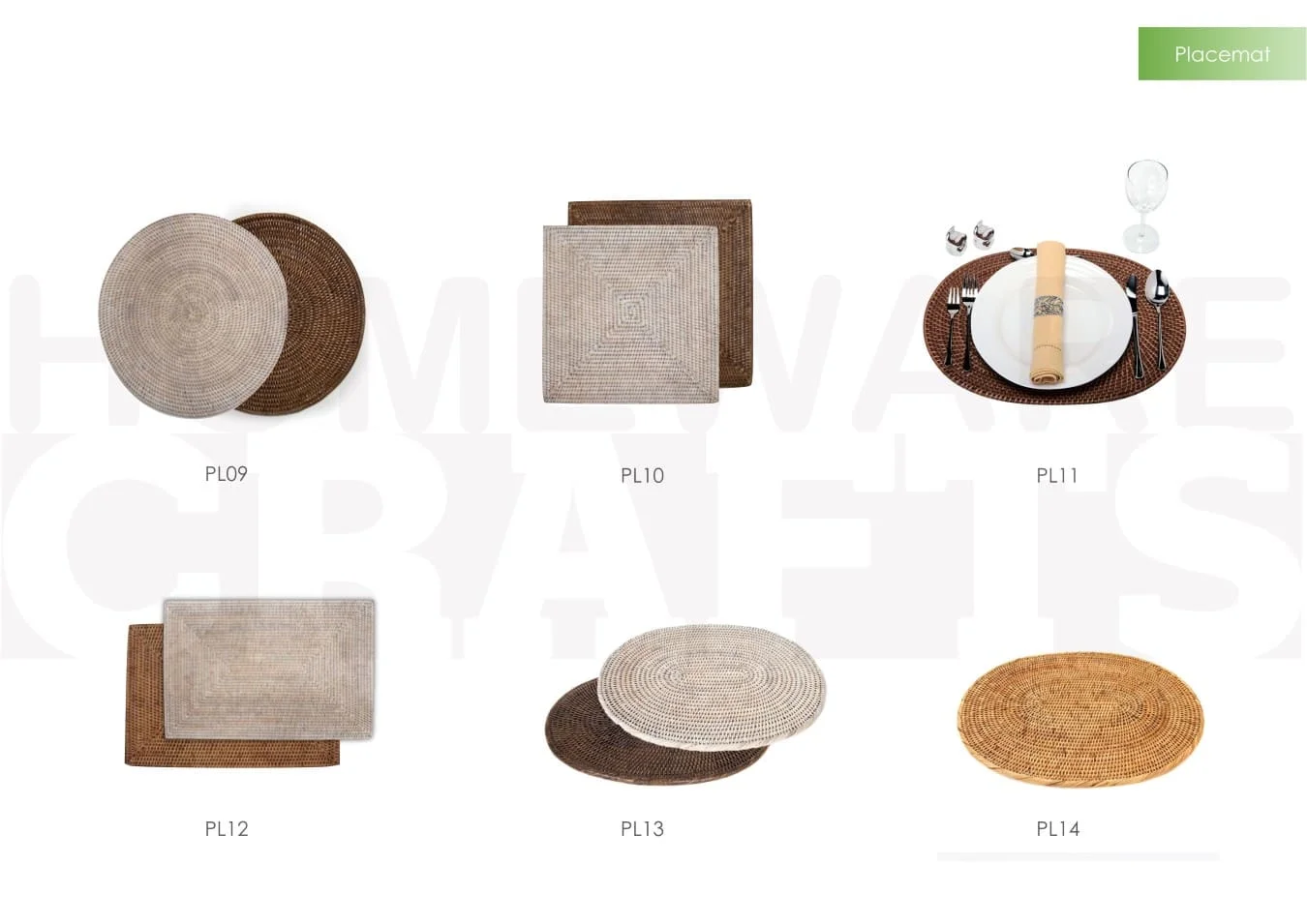 Hot!!!! 2023 Placemat Bamboo Charger Plate Woven Coasters Wicker