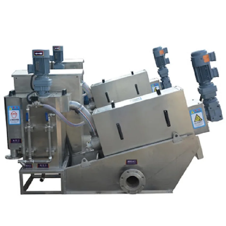Multi Disc Screw Press Machine Sludge Dewatering Machine and MBBR, DAF ...