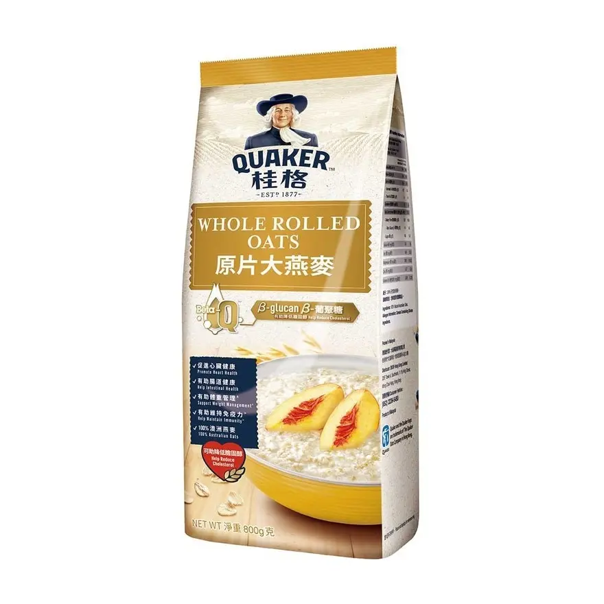 Wholesale Direct Factory Quaker Whole Rolled Oats 800g Buy Quaker
