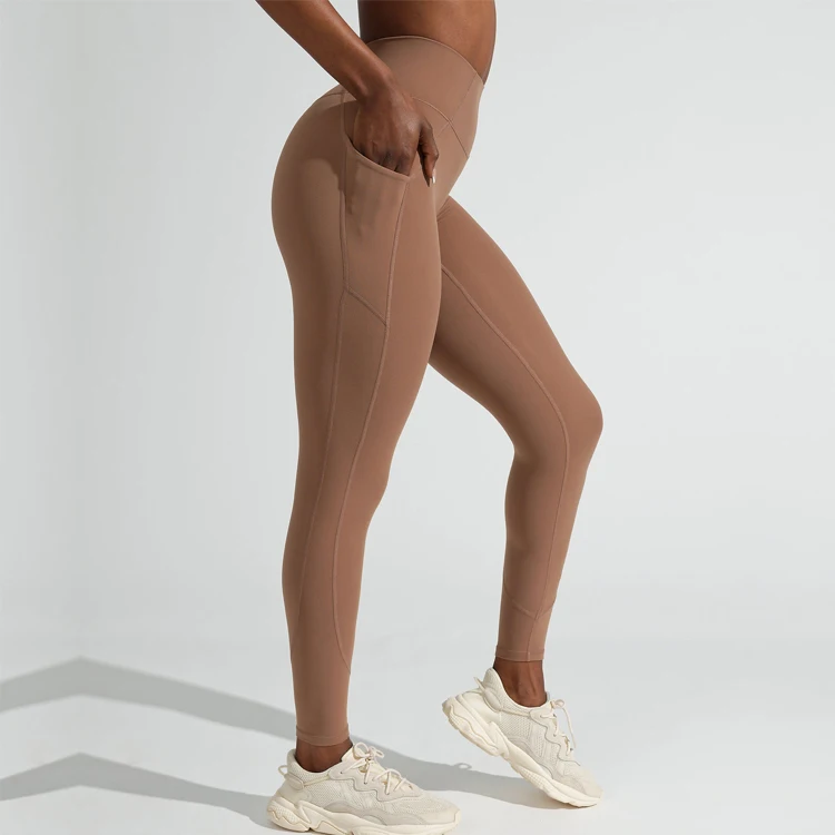 Top Quality Breathable High Waisted Compression Gym Leggings Set For