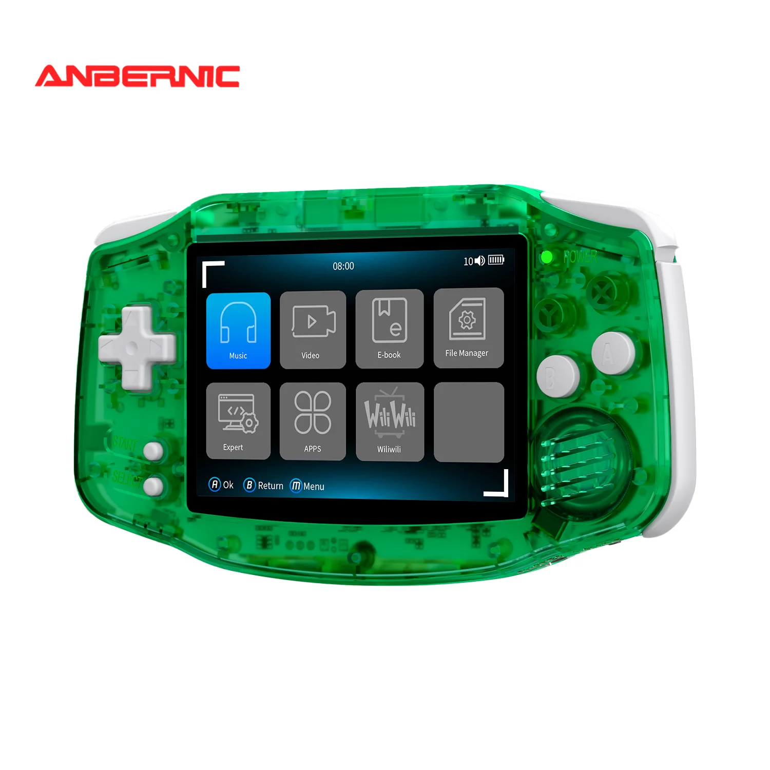 Anbernic RG34XX クリアグリーン Amazon.com: RG34XX Retro Handheld Game Consoles RG34XX
