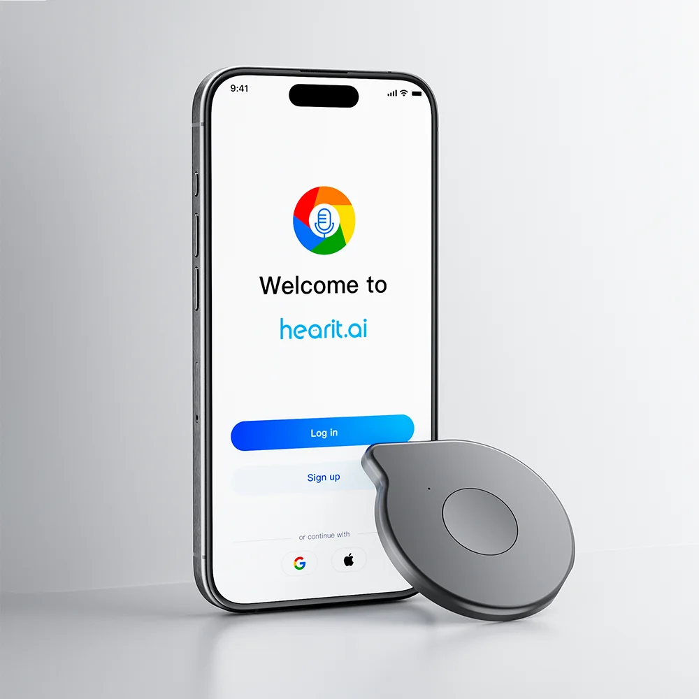 ChatGPT - Powered MagSafe BLE Microphone AI Voice Recognition V5.2 Connectivity for Smart Meetings & Ultra Compact Design
