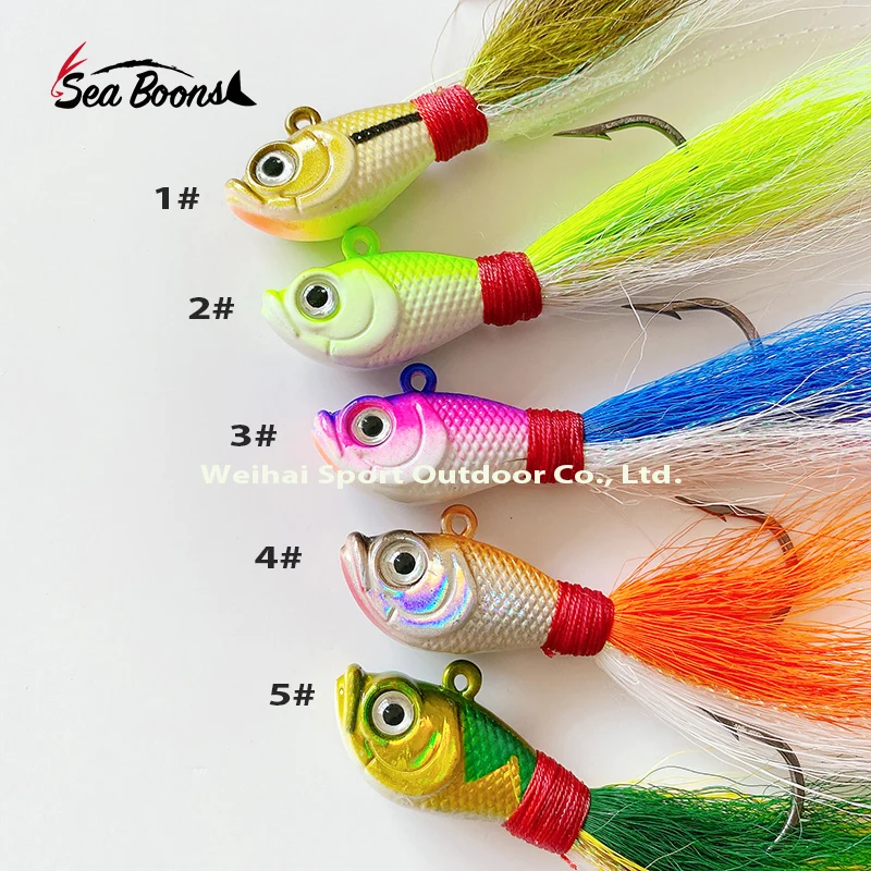 13 Jigs 1/32 Oz Testa Rotonda Aberdeen Per Crappie – Made In USA