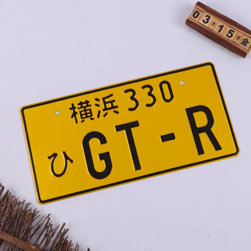 Custom Logo Electric Embossed Aluminum License Plates Wholesale Vehicle License Plate Full Printing Jdm Car Number Plate Letters