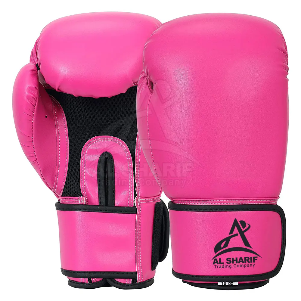 New High Quality Pu Leather Boxing Gloves Design Your Own Leather