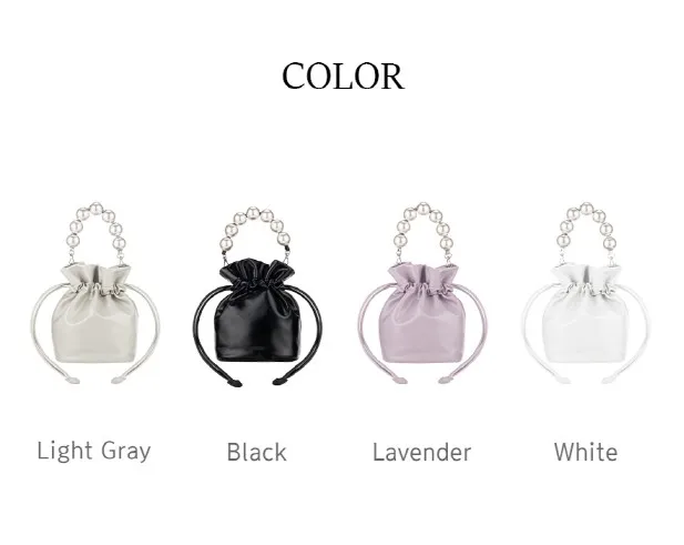 LC VENTURES2 MERMAID BUCKET BAG from K-fashion that makes you lovely and attractive!