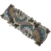 Handcrafted Decorative Table Runner, Multicolor Floral Design,