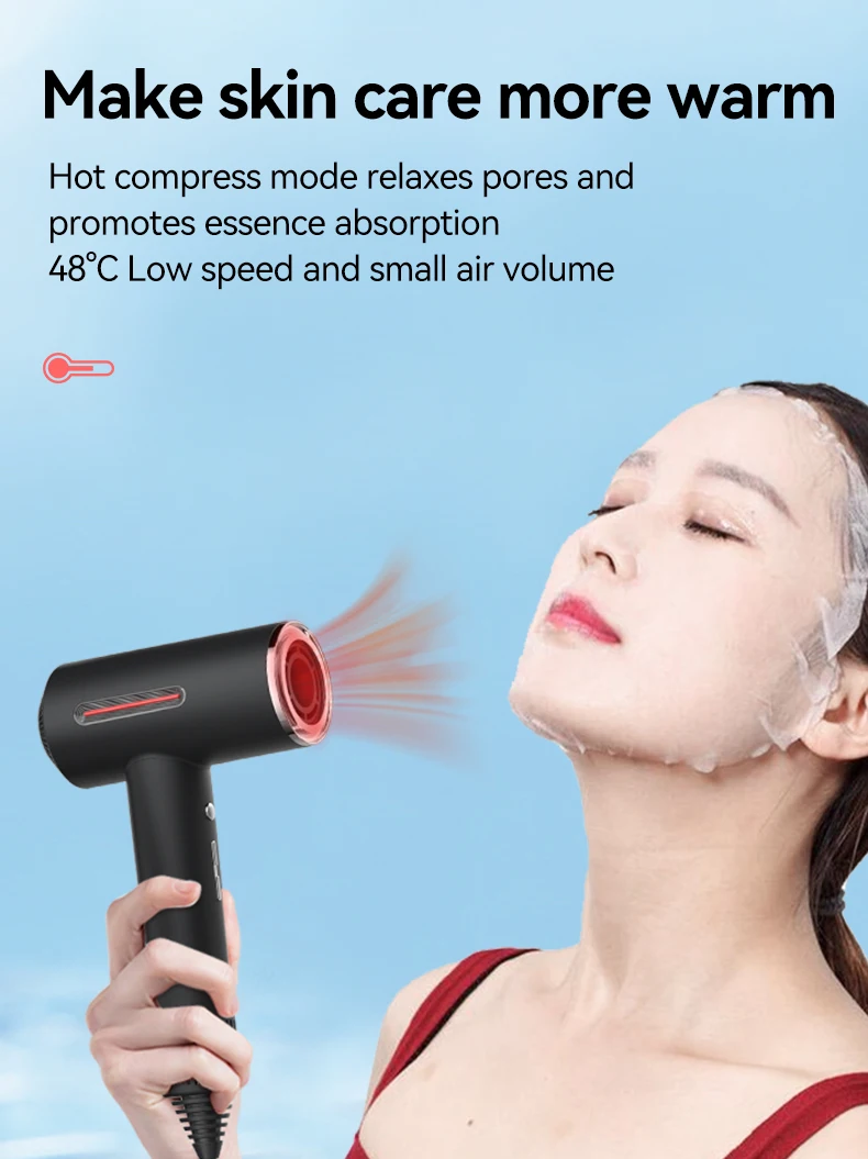 High Speed Bldc Hair Dryer 110000 Rpm Brushless Motor Fast Drying Professional Salon Smart Ionic 6999