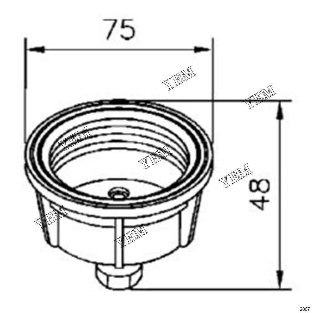 High-Performance Cap-Fuel Part No. 236-6058 2366058 Aftermarket Engine Parts