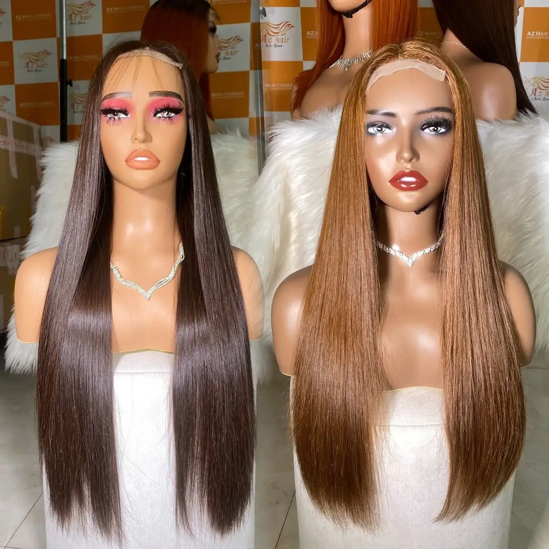 Wig Bone Straight Hair Vietnamese Human Hair Already Made Wig Straight