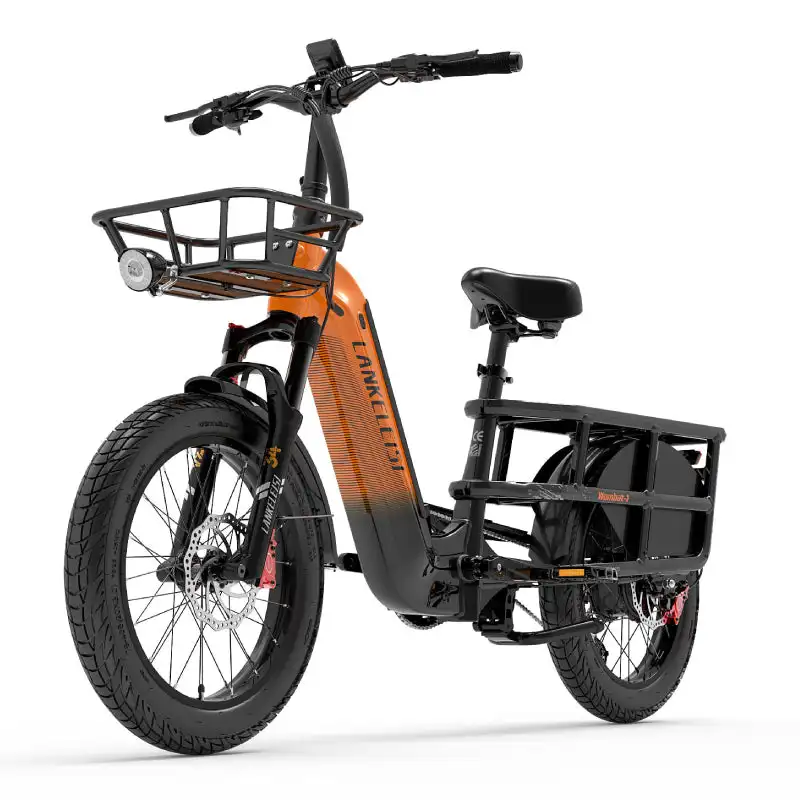 LANKELEISI Wombat-1 1000W Long Range Cargo Elcykel