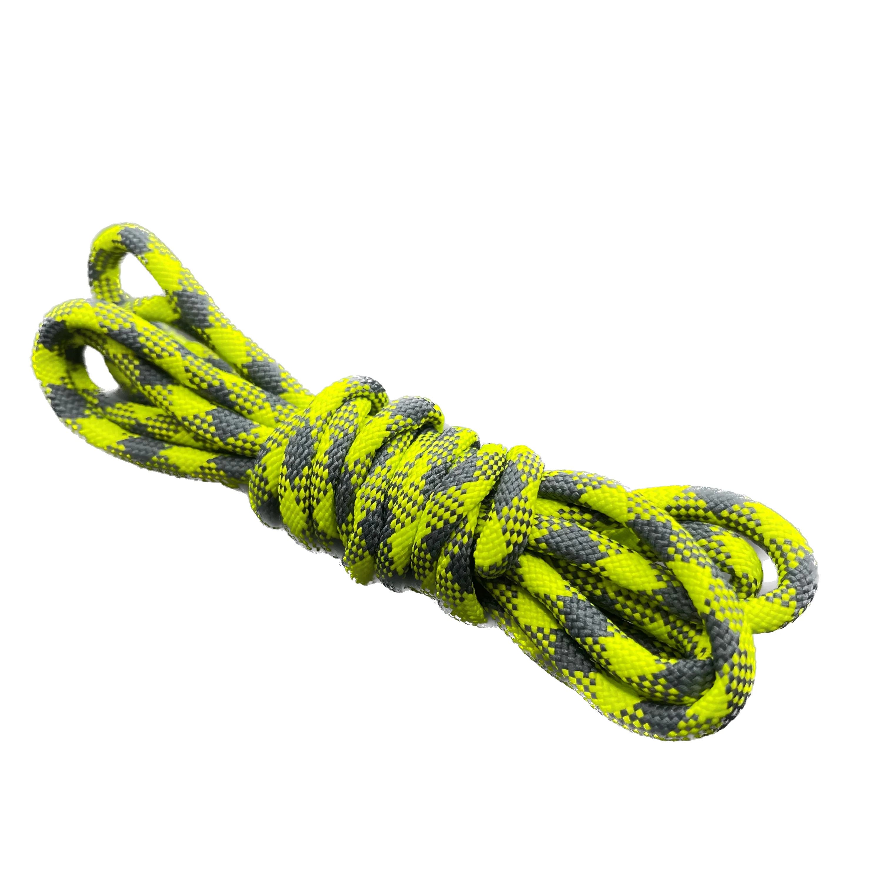 Gray And Fluorescent Yellow Solid Braided Kernmantle Rope Tipping Film ...