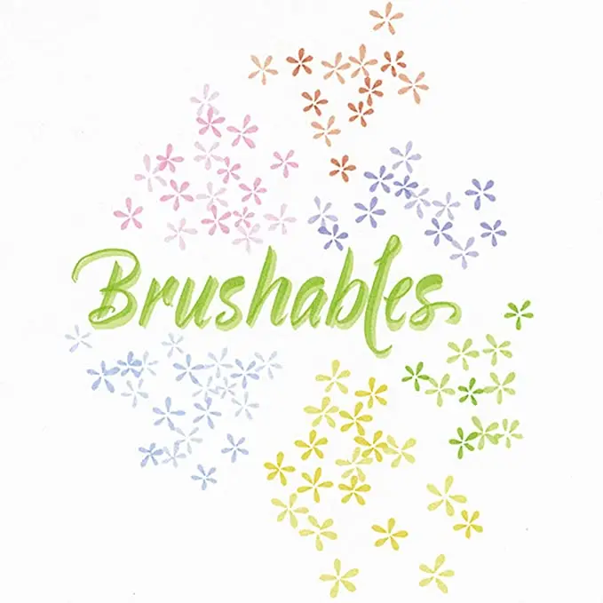 Kuretake ZIG памяти системы brushables 6 видов цветов комплект MS-7700/6VPA Сделано в Японии
