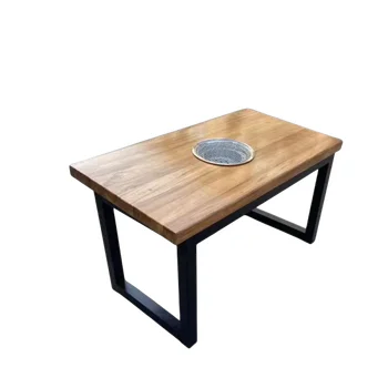 Solid Wood Barbecue Table