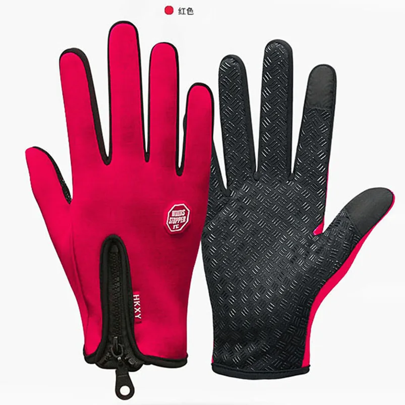 Мужские водонепроницаемые перчатки с сенсорным экраном