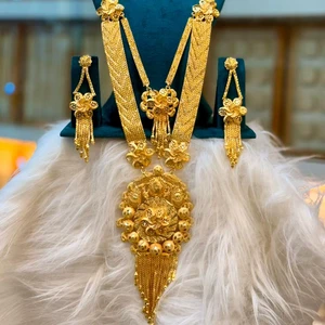 2026 Best Buy Ready 24K Gold Plated Vintage Style Fashion Jewelry Set Indian Manufacturer Inspired Comoros Mayotte-Copper Quick