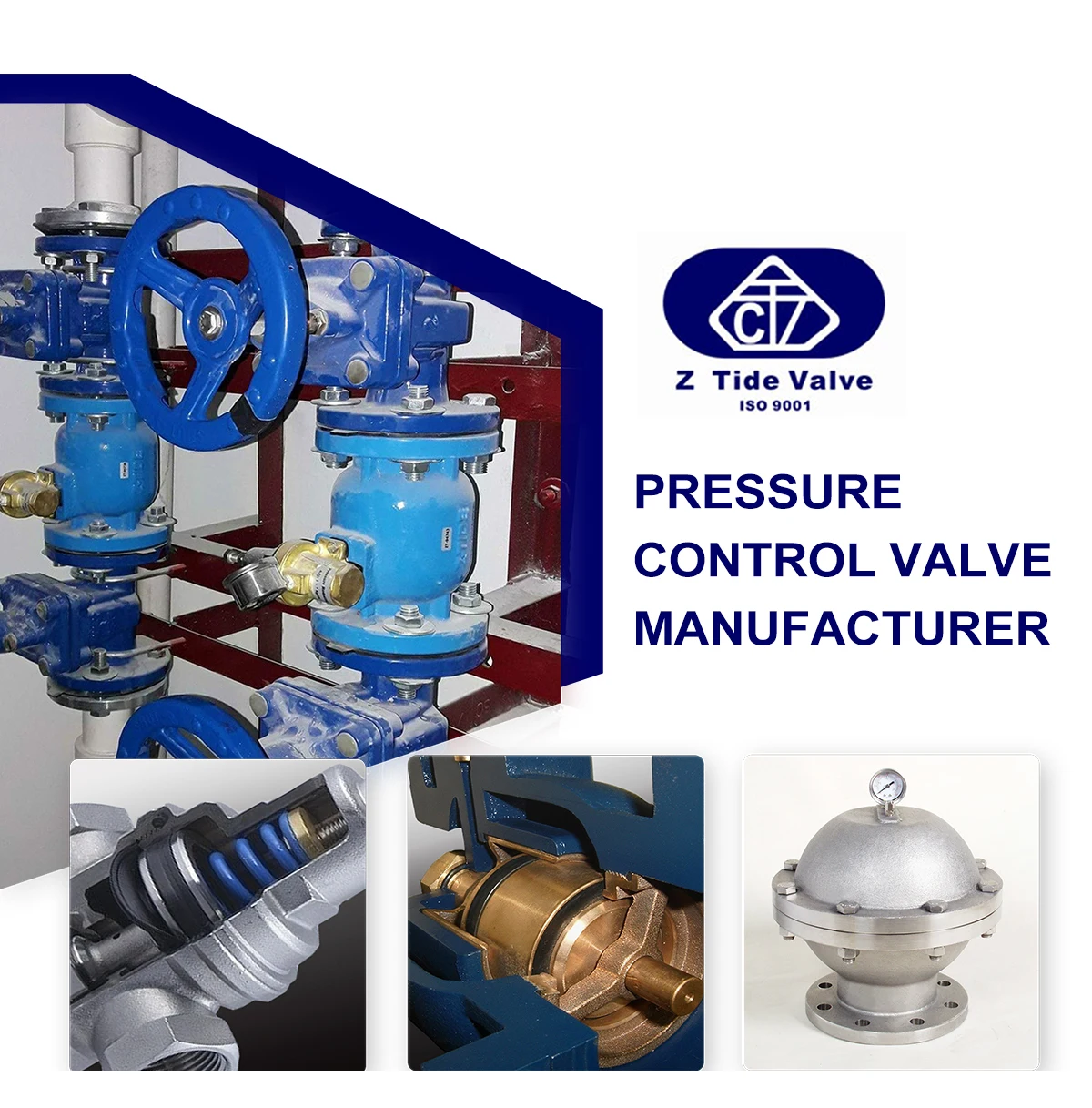 Stainless Steel 316 Direct Acting Pressure Relief Regulator Valve 1/2
