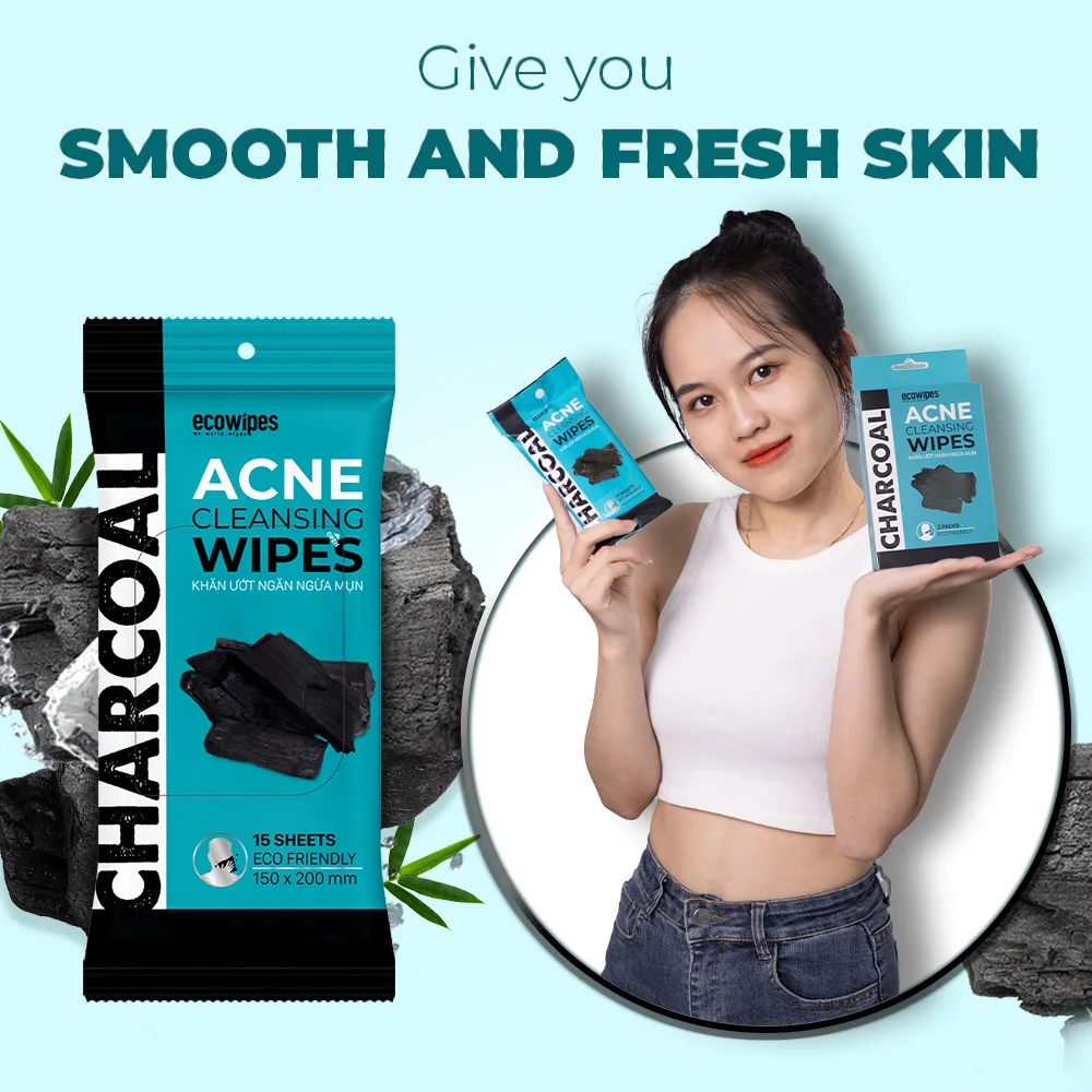Acne Cleansing Wet Wipes Removal Disposable Disinfection Cleaning ...