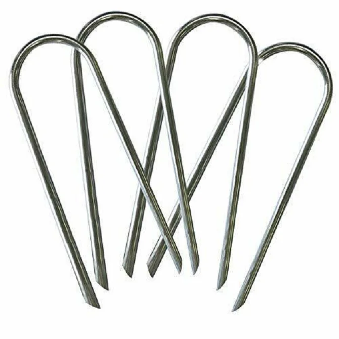 Heavy Duty Metal Tent Pegs And Clips In U Shape Galvanized Rustfree