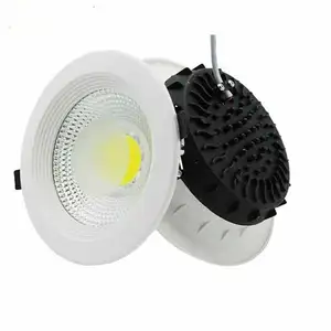 Commercial Indoor Modern LED Downlight Spotlight with 15°24°38° Aluminum Face Ring Recessed Ceiling Downlight