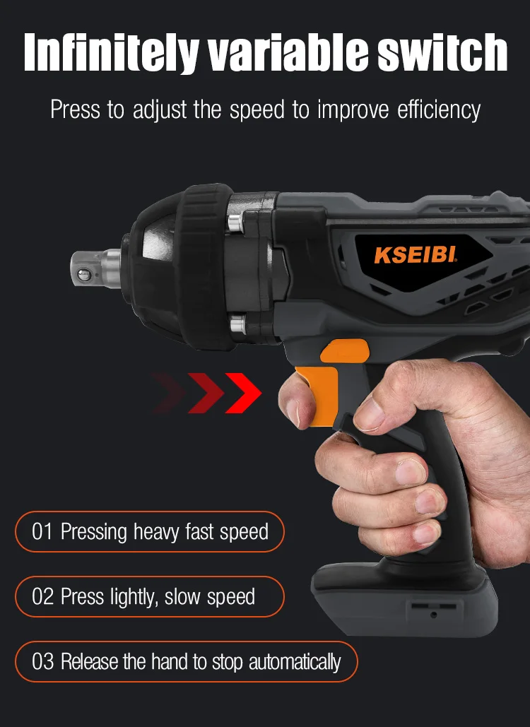 kseibi high quality cordless impact wrench