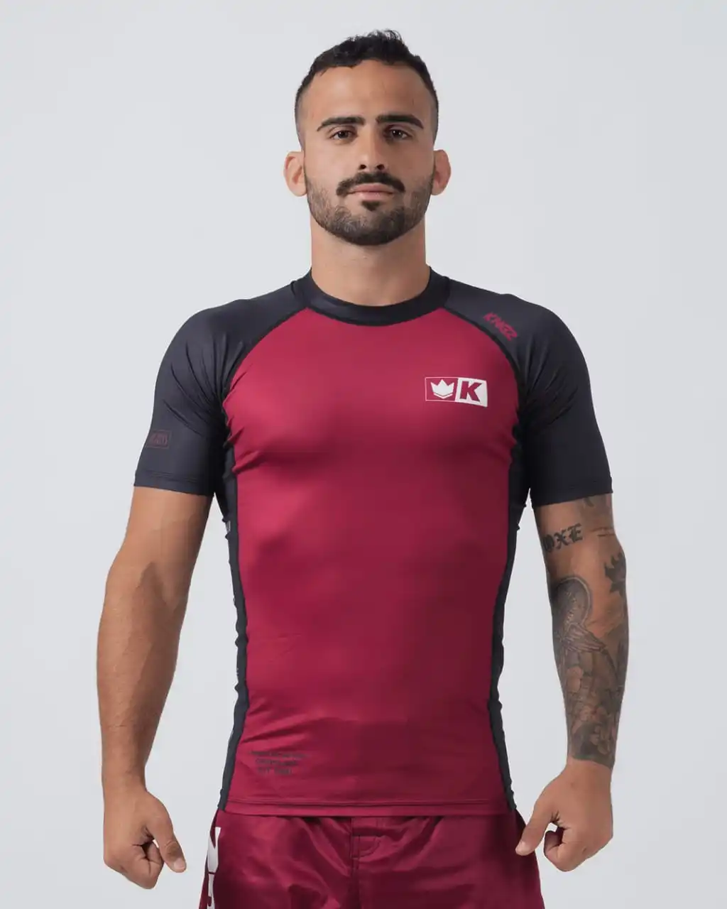 Custom Made Rash Guards High Quality Bjj Mma Men Rashguard Kingz Design