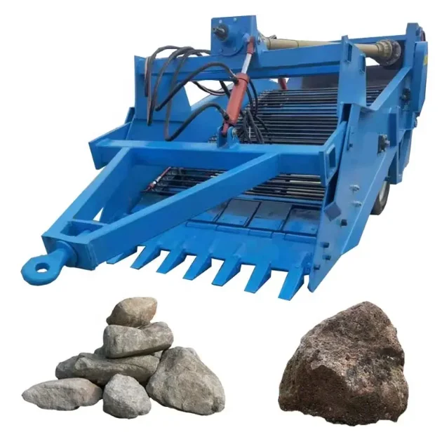 High Quality Stone Picker Machine | Tractor Mounted Stone Collector ...