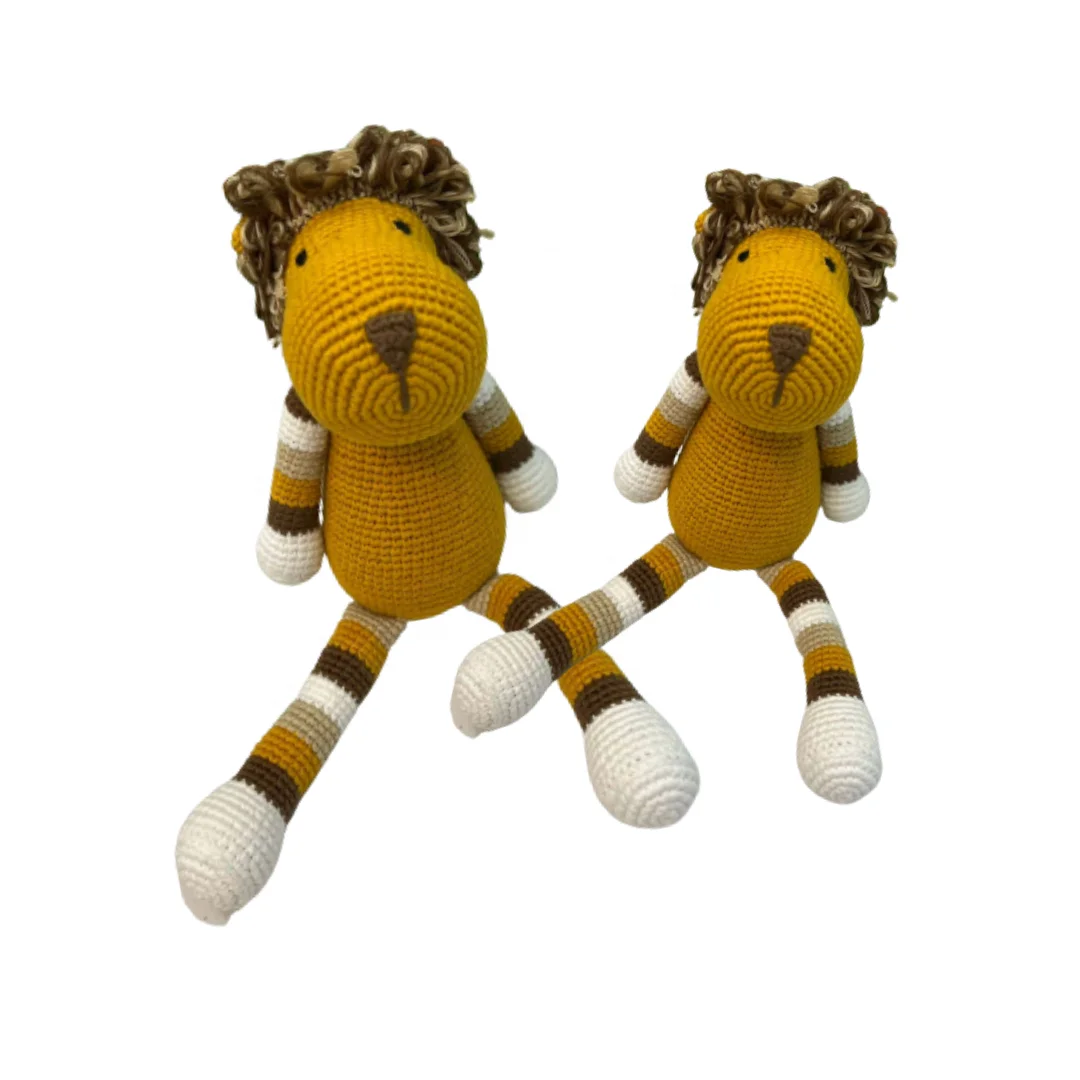 Baby Crochet Stuffed Animal Cotton Crochet Dolls Hand Made Small