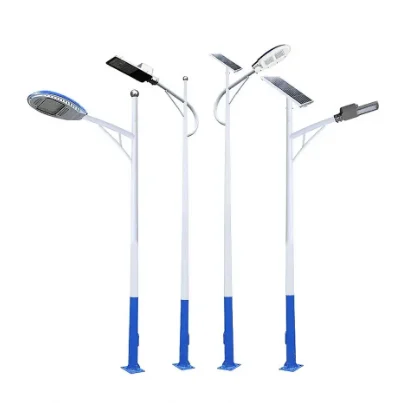 6 Meter Streetlight Lamppost Price  Galvanized Folding Lamp Lights Post Lighting Pole Solar Street Light Poles