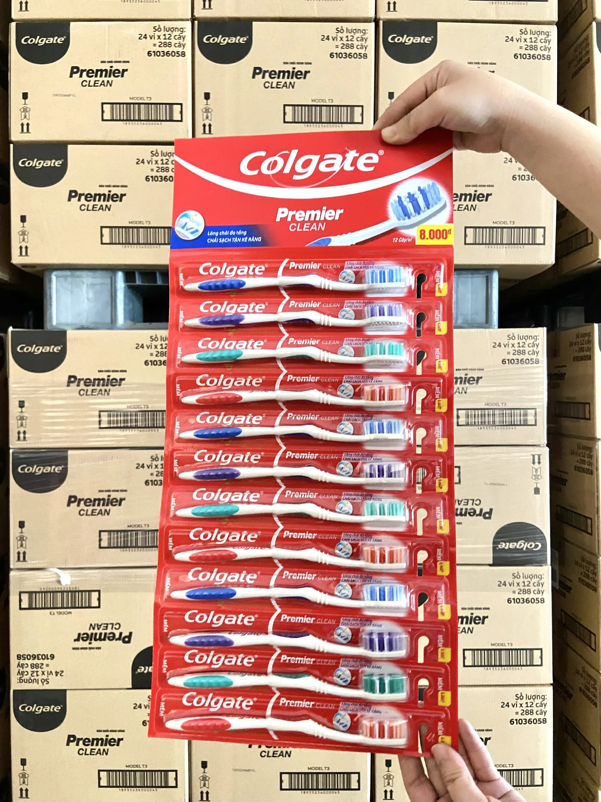 Colgate Toothbrush Premier Clean - High Quality 288 Pcs/ctn