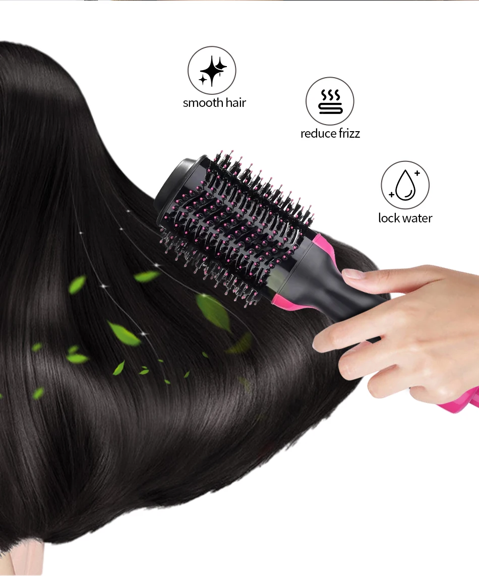 Curler Portable Rotating Electric Ionic Hair Brush