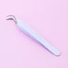 White Hook Tip Volume Tweezer