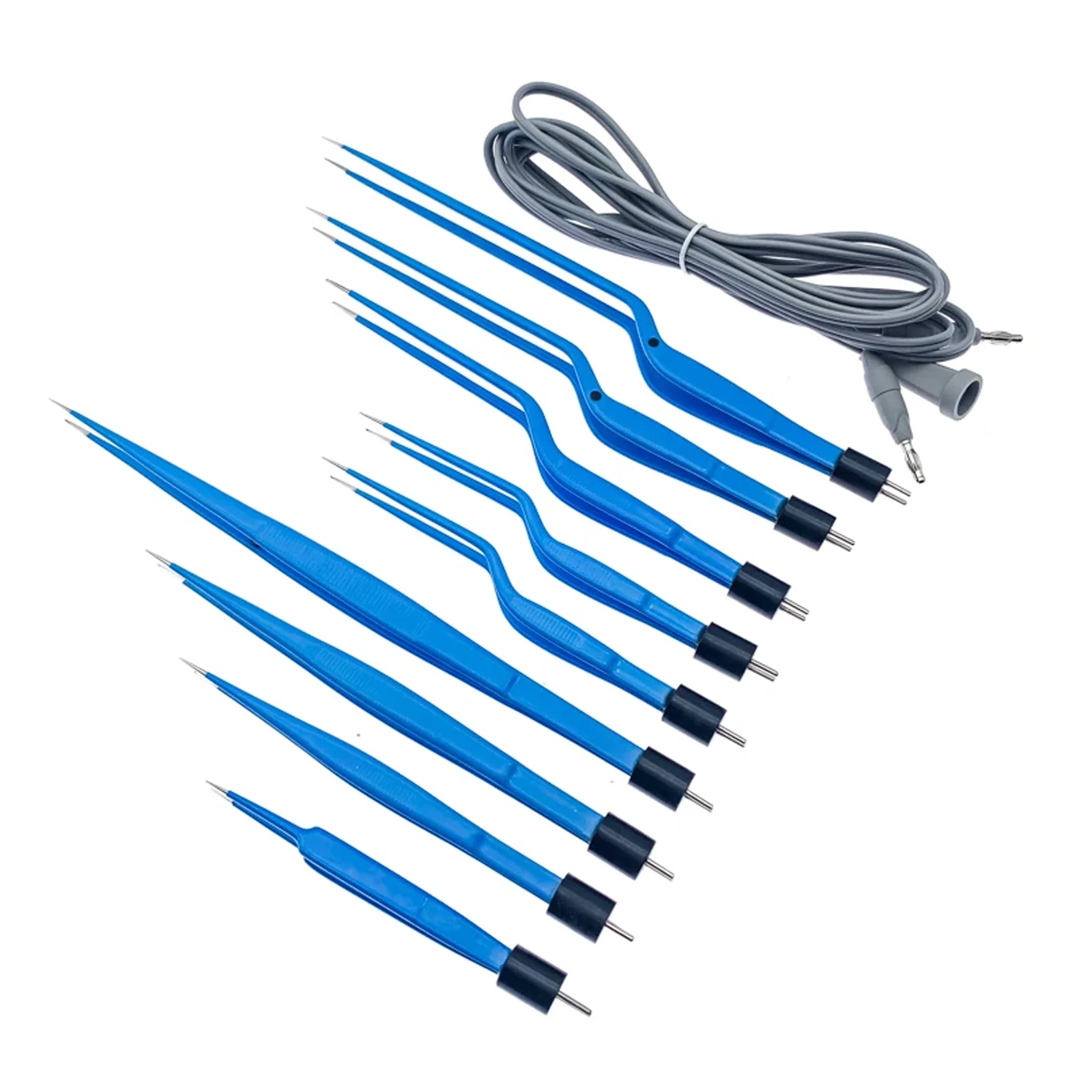 Electrosurgical US Bipolar Forceps Insulated Reusable & Silicon