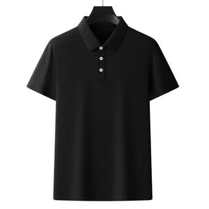 Men's Summer Light Anti-Pilling for Polo T-Shirt Solid Business Casual Top with Short Sleeve and Top Collar