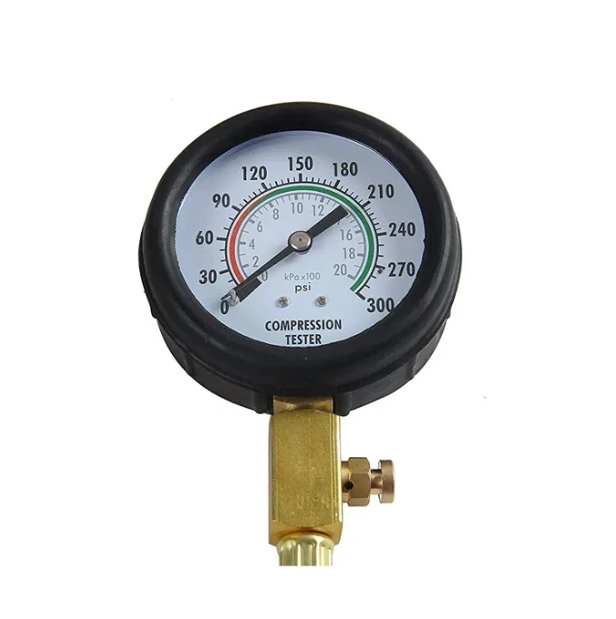 Petrol Engine Cylinder Compression Tester 5 Pcs Oil Pressure Test Kit for Car Diagnostic Tools