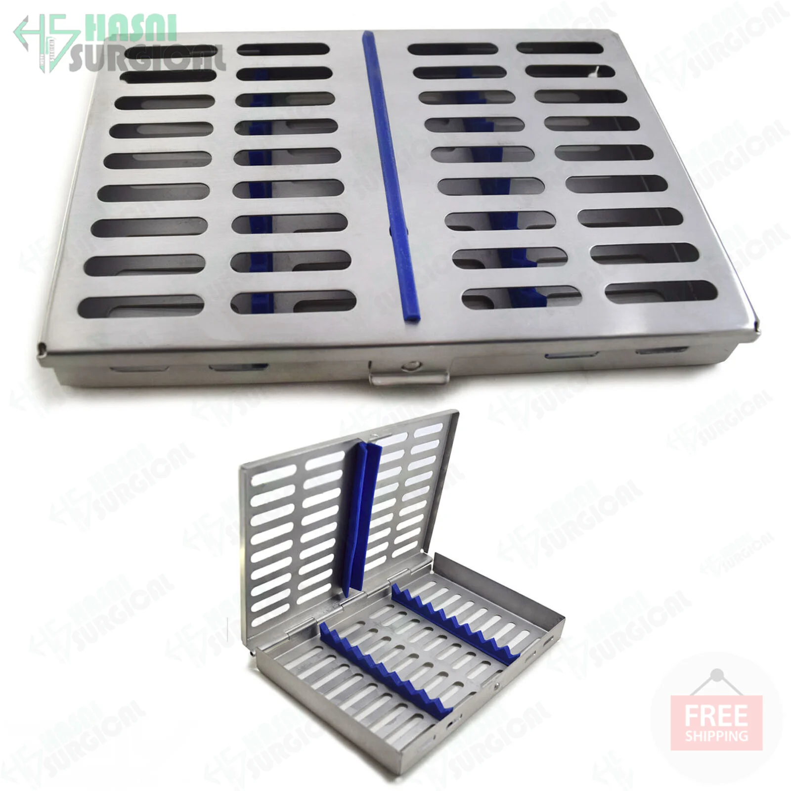Dental Autoclave Sterilization Cassette Rack Organize Box Tray for 12 ...