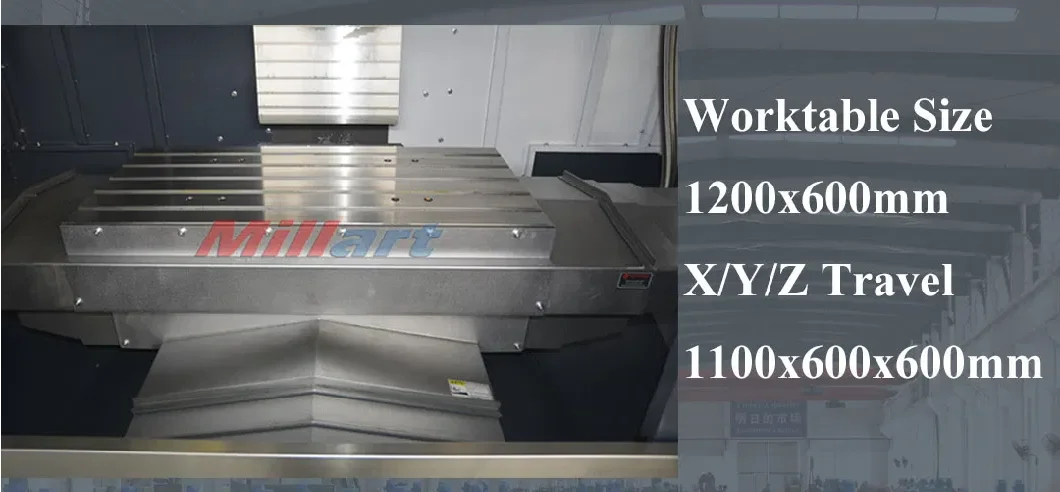 High Quality VMC 1160 Vertical Machining Centre CNC Milling Machine For Heavy Duty Process Factory Direct Sale