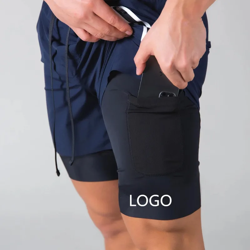 Men mesh shorts Beach Custom short plain design double layer training cargo 2023 designer track summer shorts106_voghion.com