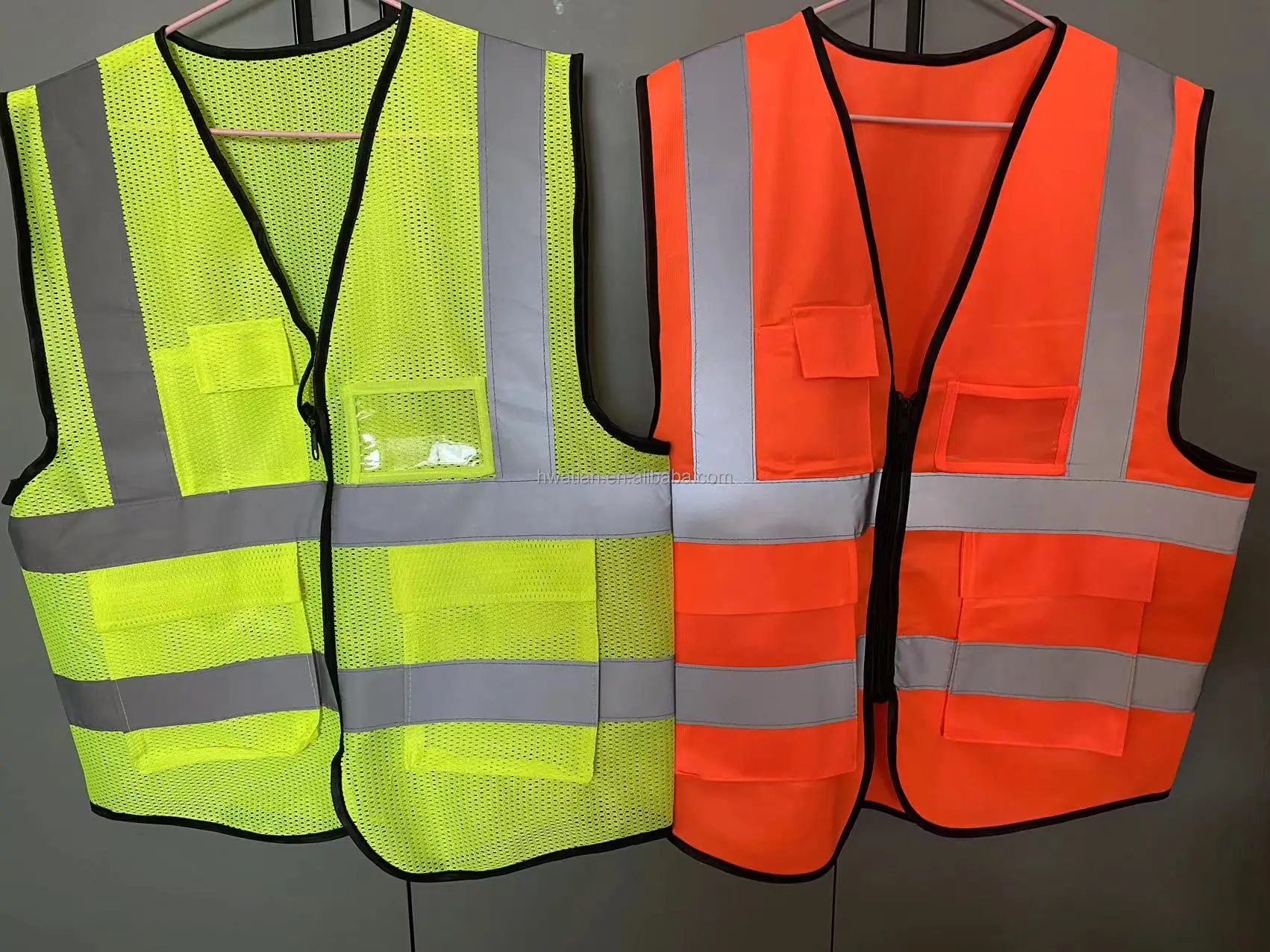 Construction Working Hot Selling Reflective Safety Vest with Big Protects and High Reflective Tape