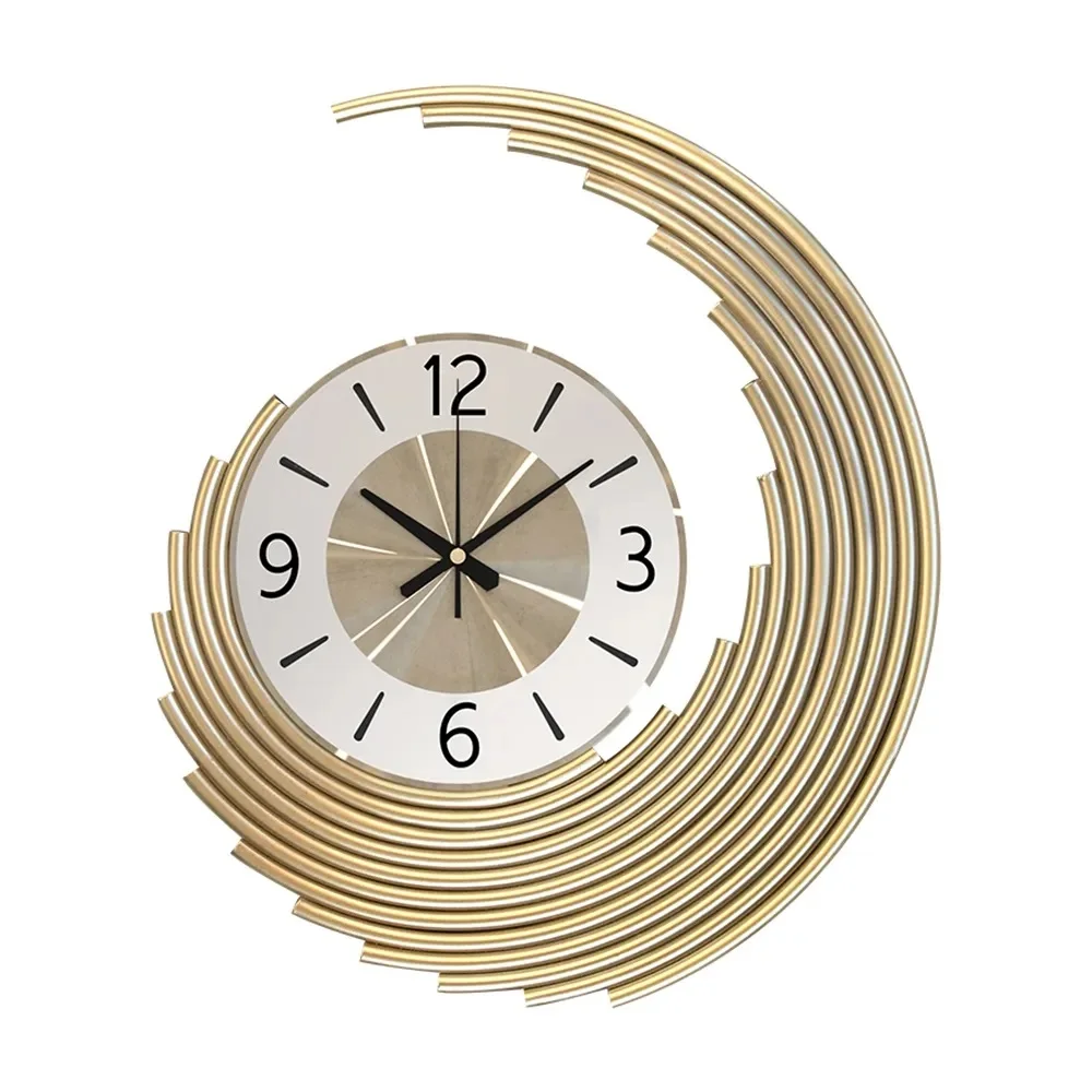 Metal Wall Clock For Home And Hall Standard Big Size Living Room Wall