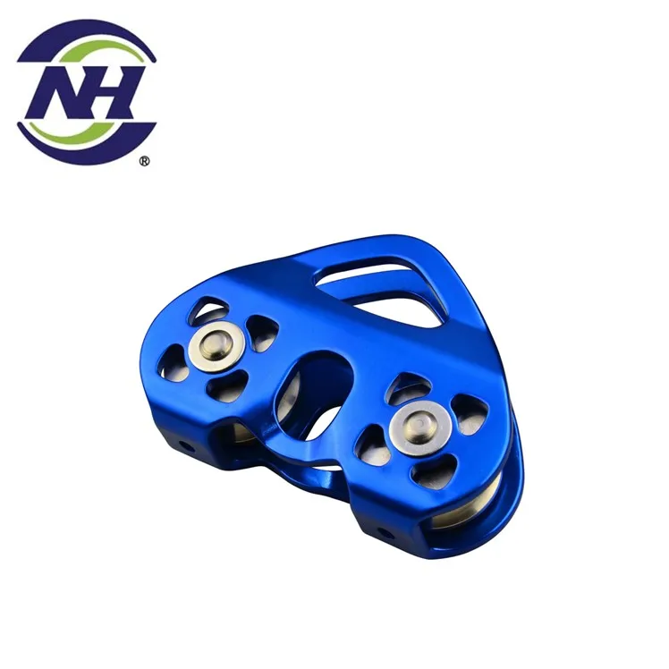 Aluminum Alloy Anodized 30kn Climbing Pulley Buy 30kn Zip Line Dual