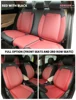Full Option (Front & Rear) - Red with Black