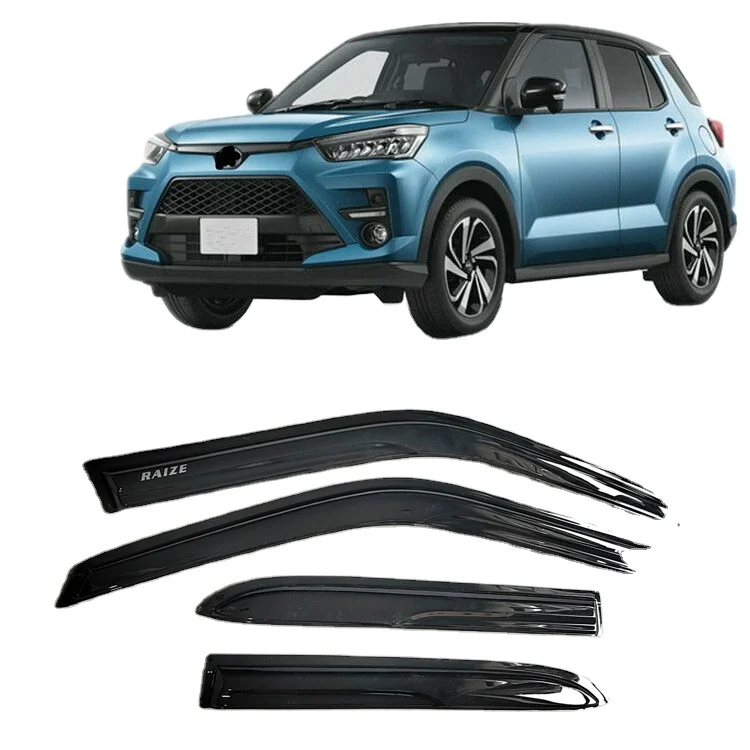 Toyota Raize Door Rain Deflectors - Durable Window Visor Vent Sun