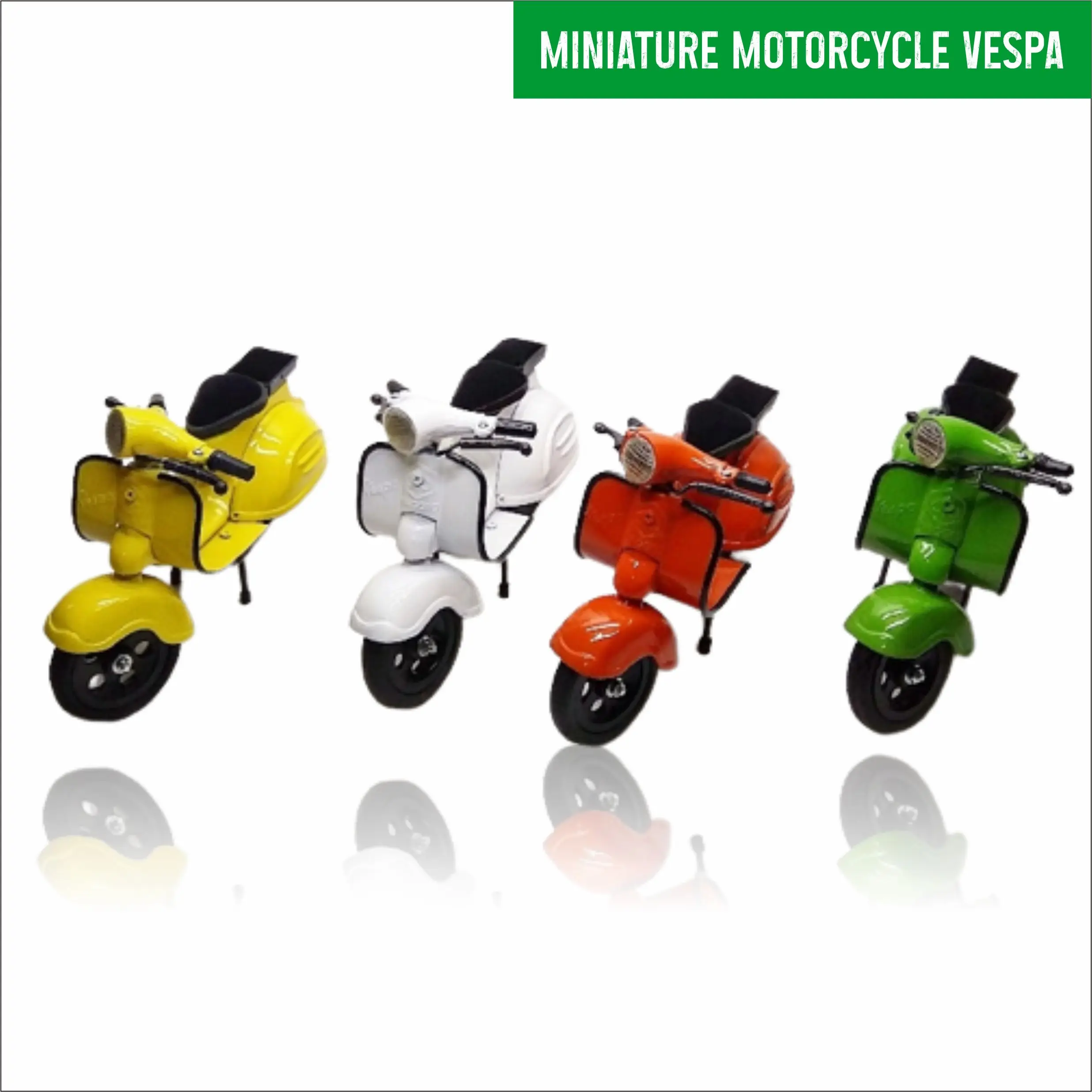 miniature metal motorcycle vespa scooter models