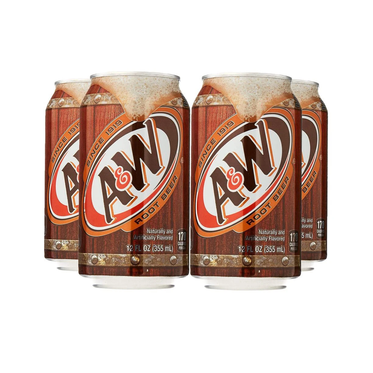 A&w Cream Soda Root Beer 355ml Can - Buy A&w Diet Root Beer 12 Fl Oz ...