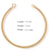 Chaîne gourmette 18 carats P5 50037276