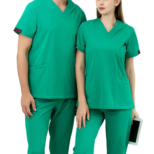 Hot Sale Classic Medical Scrubs Uniform Nurses Wear Wholesale Scrubs