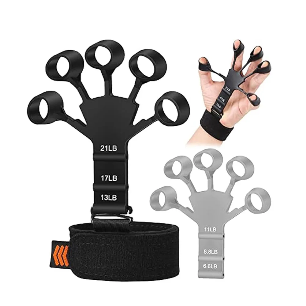 Non-Slip Gym Hand Grip with Arm Function Finger Massage Area for Fitness Use product detail 1