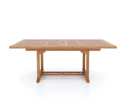 Индонезия садовая мебель уличный гигантский Тиковый набор 2-3 м прямоугольный расширяющийся стол 12 оксфордских стульев