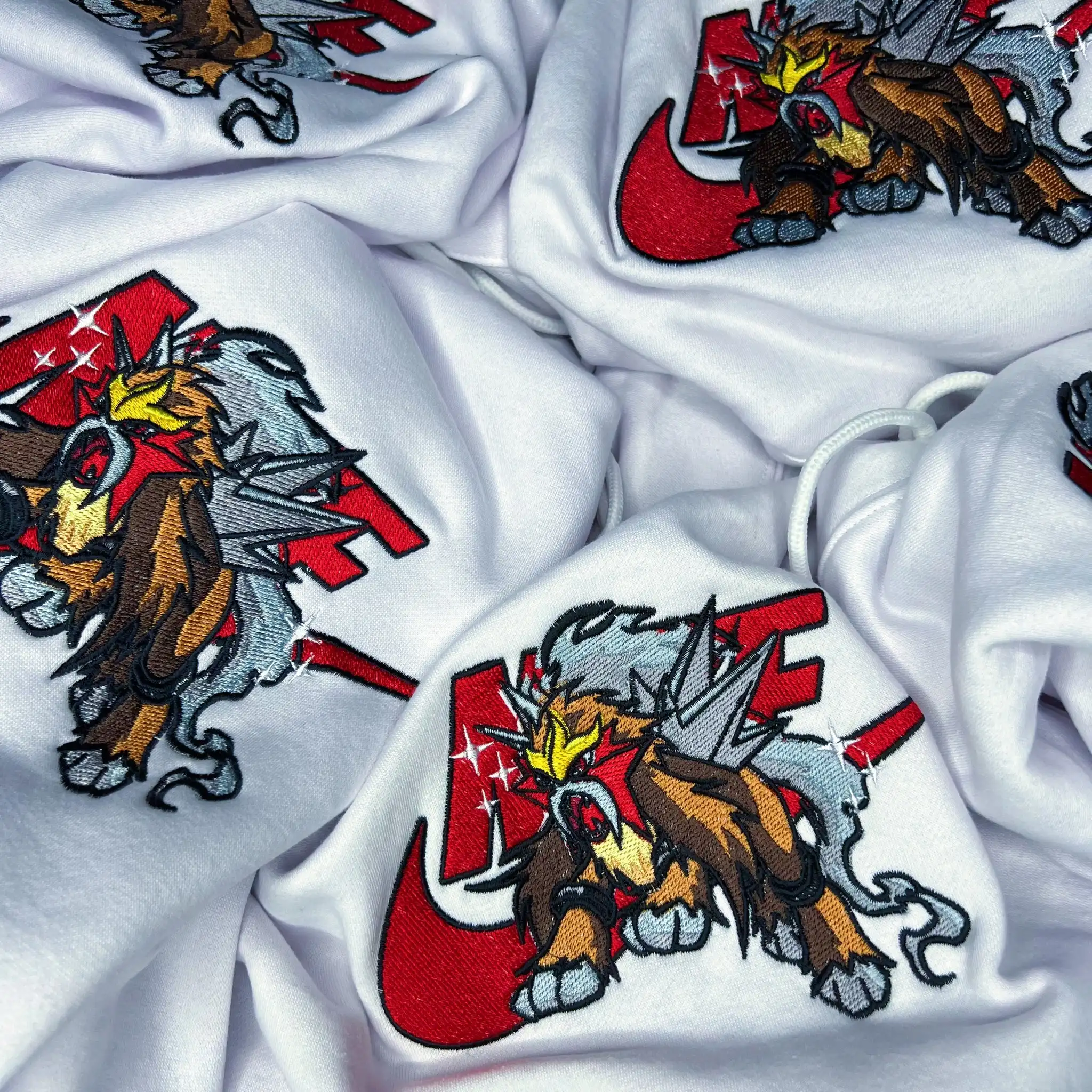 Anime Hoodie Custom Logo Cartoon Character Embroidered Anime Hoodie